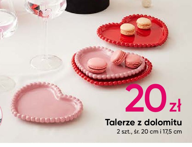 Talerze z dolomitu 20 cm + 17.5 cm promocja