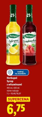 Syrop z witaminami  różne rodzaje promocja w Lidl