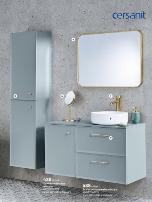 Szafka pod umywalkę wisząca promocja w Castorama