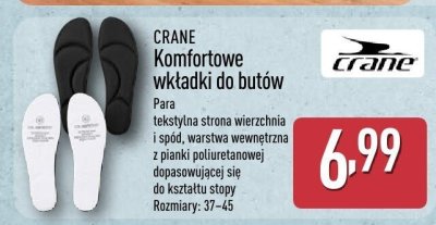 Wkładki CRANE Komfortowe wkładki do butów promocja w Aldi