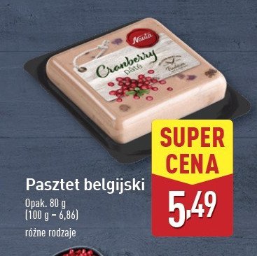 Pasztet belgijski z bażanta Nauta promocja w Aldi