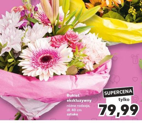 Bukiet kwiatów mieszanych 40 cm promocja