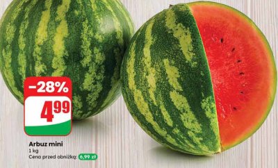 Arbuz mini promocja w Dino