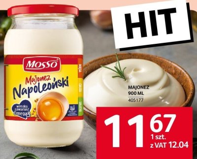 Majonez napoleoński Mosso promocja w Selgros