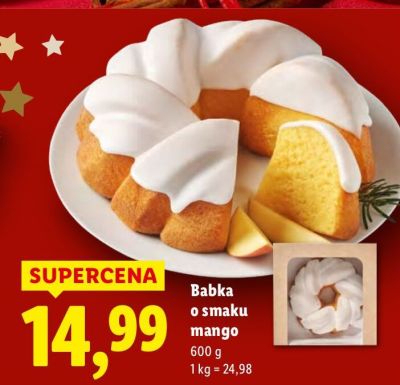 Babka o smaku mango promocja w Lidl