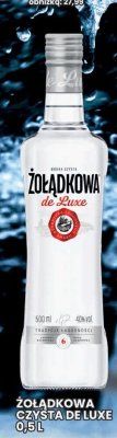 Wódka Żołądkowa Czysta de Luxe 0,5L promocja w Wafelek