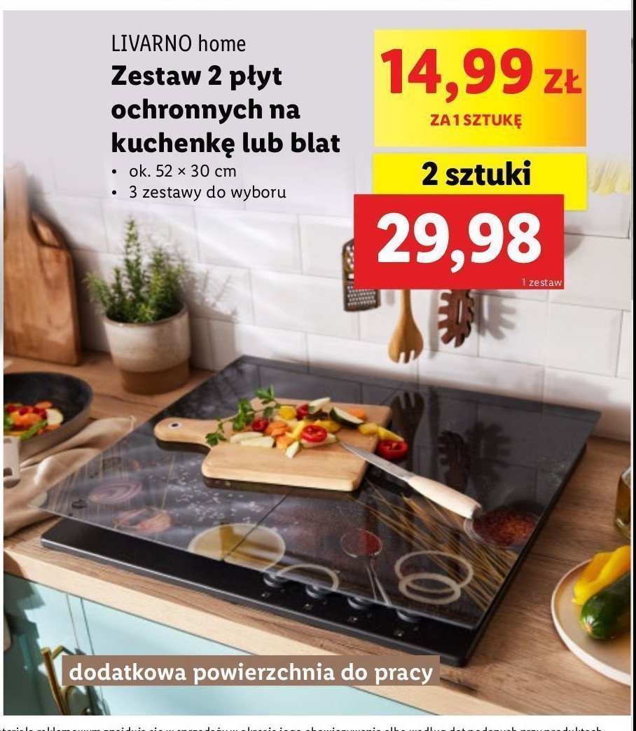 Płyta ochronna 52 x 30 cm LIVARNO HOME promocja