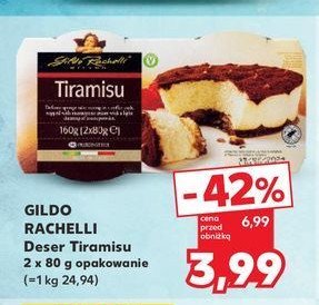 Deser tiramisu Gildo & maria promocja