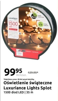 Oświetlenie świąteczne Splot 35 m promocja w Action