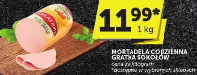 Mortadela codzienna gratka Sokołów promocja w Euro Sklep