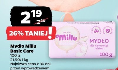 Mydło w kostce Basic Care  promocja w Netto