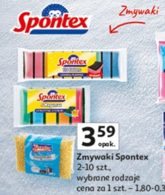Zmywaki Spontex promocja w Auchan