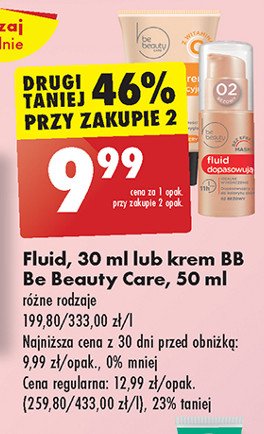 Krem multifunkcyjny bb wszystkie typy cery Be beauty care promocja w Biedronka