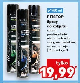 Spray do kokpitu niebieski Pit stop promocja