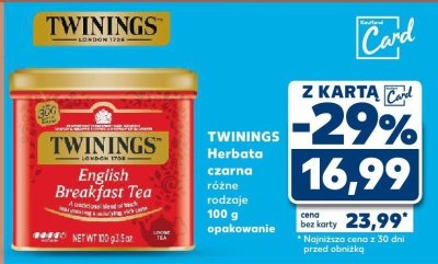 Herbata czarna różne rodzaje promocja w Kaufland