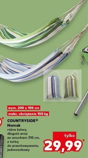 Hamak 200 x 100 cm K-classic countryside promocja