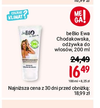 Naturalna od偶ywka do w艂os贸w przet艂uszczaj膮cych si臋 Be bio promocja