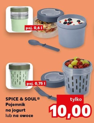 Pojemnik na jogurt lub na owoce promocja w Kaufland