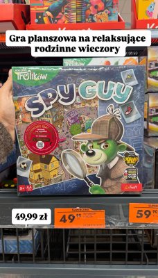 Gra planszowa Spy Guy Treflików Rodzina Treflików promocja w Biedronka
