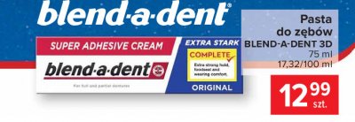 Pasta do zębów original Blend-a-dent promocja