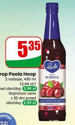 Syrop 2 rodzaje, 430 ml promocja w Dino