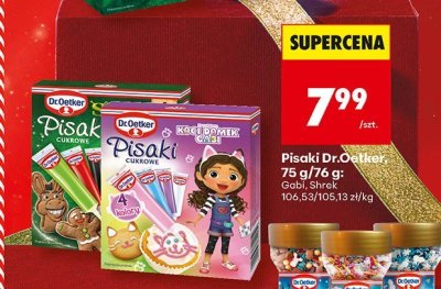Pisaki Dr.Oetker 75 g/76 g: Koci Domek Gabi promocja w Biedronka