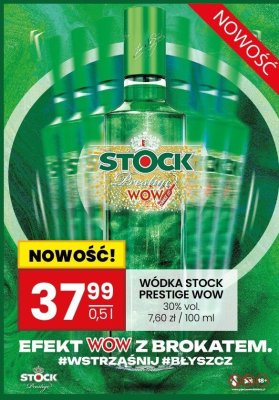 Wódka Stock Prestige Wow promocja w Twój Market
