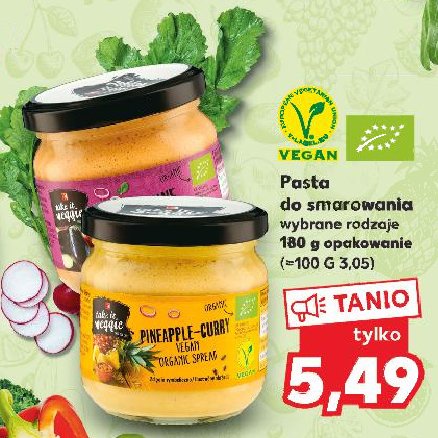 Pasta ananas-curry K-take it veggie promocja
