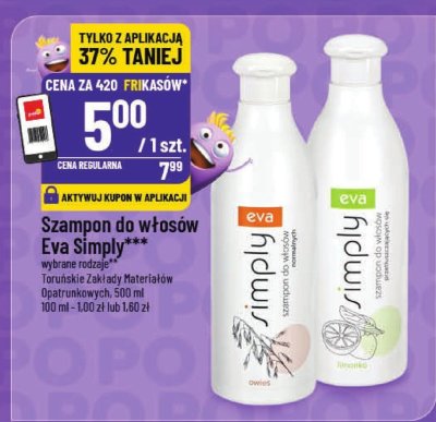 Szampon do włosów Eva Simply promocja w POLOmarket