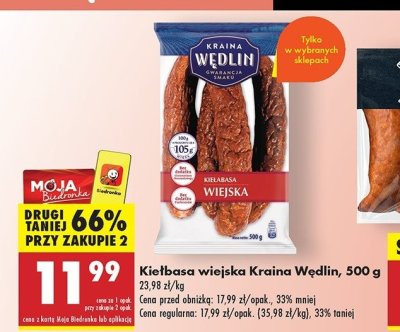 Kiełbasa wiejska Kraina wędlin promocja