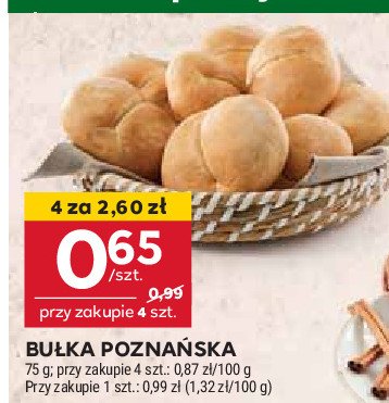 Bułka poznańska promocja w Stokrotka