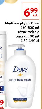 Mydło w płynie original Dove caring hand wash promocja