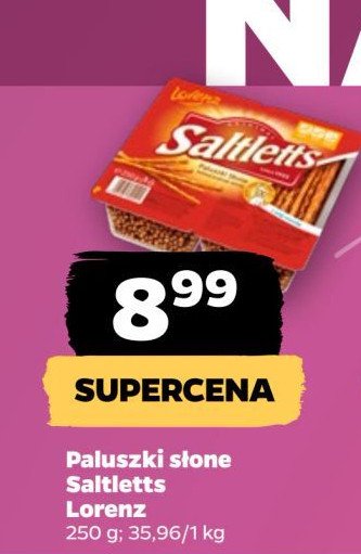 Paluszki solone Lorenz saltletts promocja w Netto