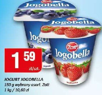 Jogurt Jogobella 150g promocja w Chorten
