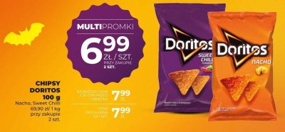 Chipsy Doritos 100 g Nacho, Sweet Chili promocja w Duży Ben