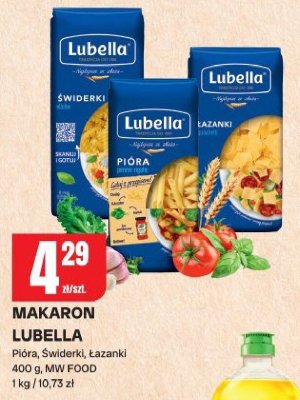 Makaron Lubella Pióra, Świderki, Łazanki promocja w Chorten