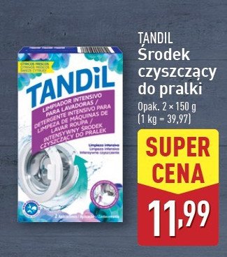 Środek czyszczący do pralek Tandil promocja w Aldi