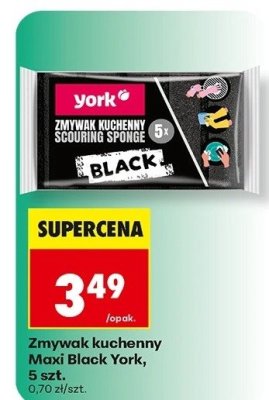 Zmywak kuchenny Maxi Black York, 5 szt. promocja w Biedronka