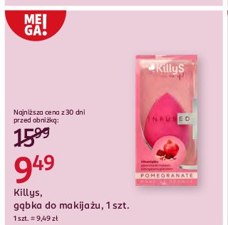 Gąbka do makijażu Killys promocja w Rossmann