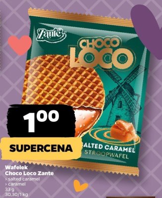 Wafelek Choco Loco karmel promocja w Netto