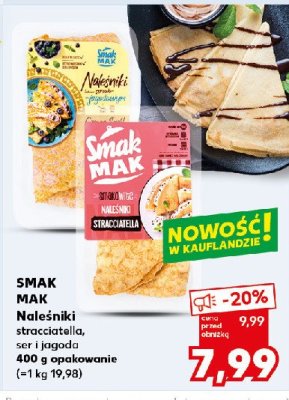 Nale艣niki stracciatella Smak mak promocja