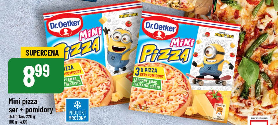 Mini pizza z serem i pomidorami Dr. oetker minipizza promocja