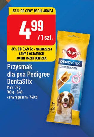 Przysmak dla psa małe rasy Pedigree dentastix promocja