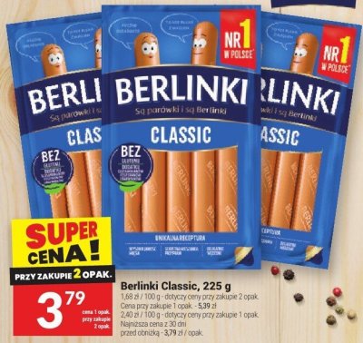 Berlinki Classic, 225 g promocja w Twój Market
