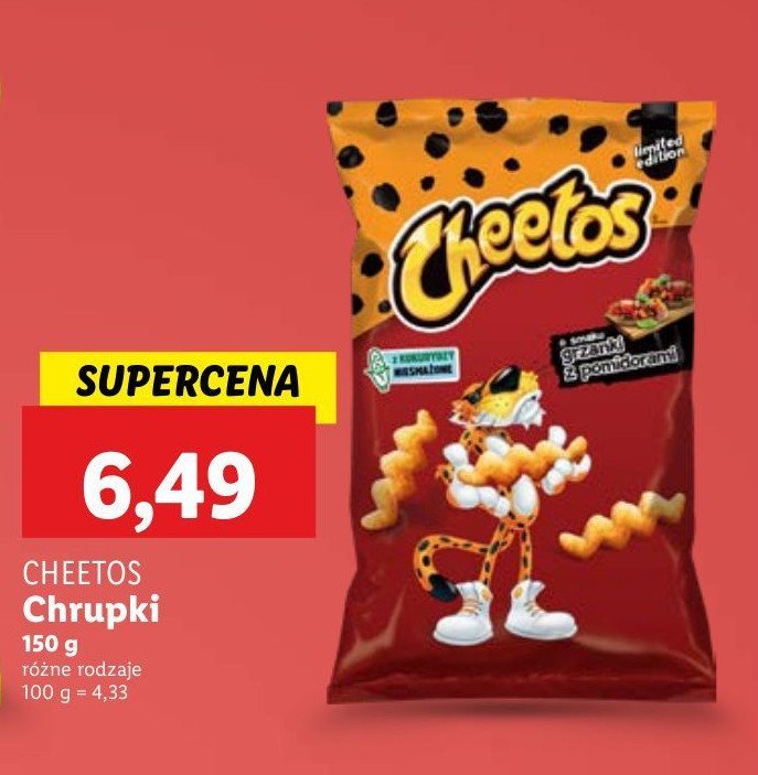 Chrupki grzanki z pomidorami Cheetos Frito lay cheetos promocja