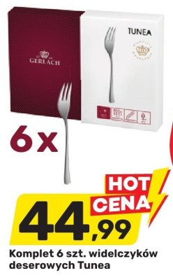 Komplet 6 szt. widelczyków deserowych Tunea promocja w Bricomarche