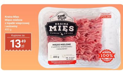 Mięso mielone z łopatki wieprzowej i wołowiny  promocja w Biedronka