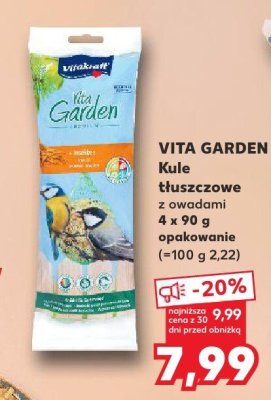 Karma VITA GARDEN Kule tłuszczowe z owadami promocja w Kaufland