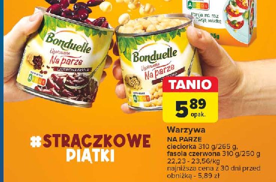 Fasola czerwona gotowana na parze Bonduelle promocja w Carrefour