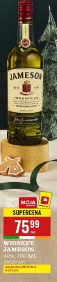 Whiskey Jameson 0,7 l promocja w Biedronka